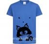Детская футболка Kitten Ярко-синий фото
