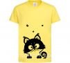 Детская футболка Kitten Лимонный фото