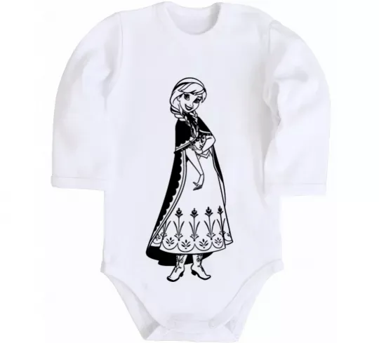 Детский боди Анна Белый фото