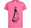 Детская футболка Анна Ярко-розовый фото