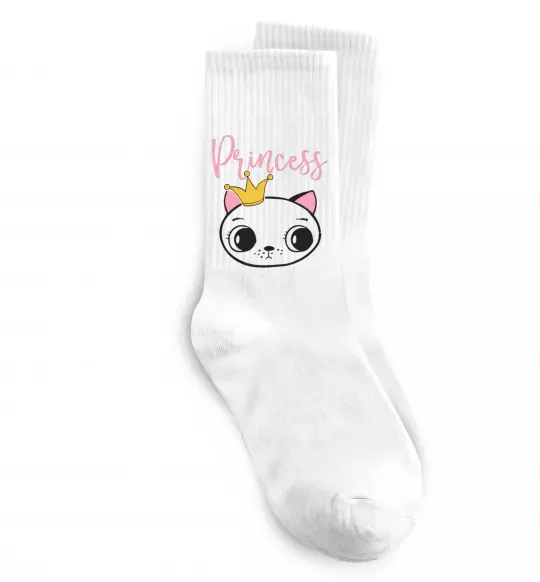 Шкарпетки Kitten princess Білий фото