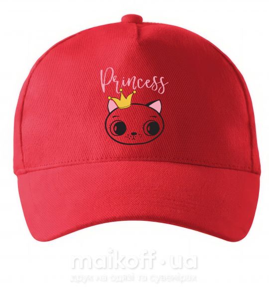 Кепка Kitten princess Красный фото