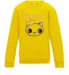 Детский Свитшот Kitten princess Солнечно желтый фото
