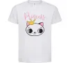 Детская футболка Kitten princess Белый фото