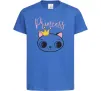 Детская футболка Kitten princess Ярко-синий фото