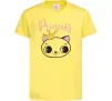 Детская футболка Kitten princess Лимонный фото