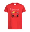 Дитяча футболка Kitten princess Червоний фото