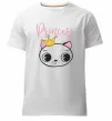 Мужская премиум футболка Kitten princess Белый фото