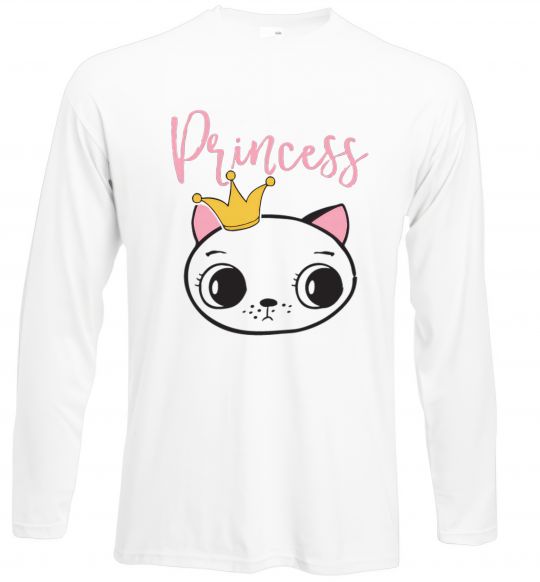 Лонгслів Kitten princess Білий фото