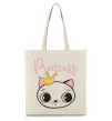 Еко-сумка Kitten princess Бежевий Еко-сумка Kitten princess Бежевий фото