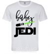Мужская футболка Baby Jedi Белый фото