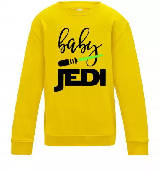 Детский Свитшот Baby Jedi Солнечно желтый фото
