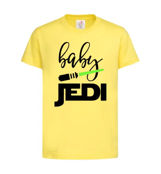 Детская футболка Baby Jedi Лимонный фото