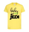 Детская футболка Baby Jedi Лимонный фото