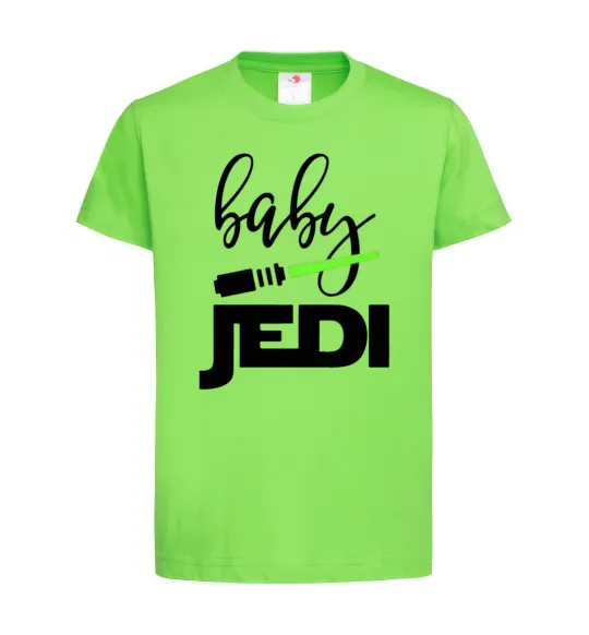Детская футболка Baby Jedi Лаймовый фото