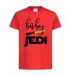 Детская футболка Baby Jedi Красный фото