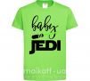 Дитяча футболка Baby Jedi Лаймовий фото
