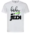 Чоловіча футболка Baby Jedi Білий фото