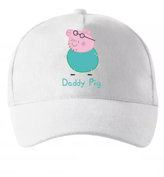 Кепка Папа Свин Белый фото
