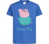 Детская футболка Папа Свин Ярко-синий Детская футболка Папа Свин Ярко-синий фото