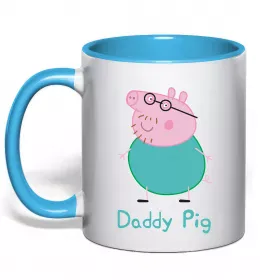 Чашка с цветной ручкой