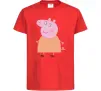 Детская футболка Мама Свинка Красный Детская футболка Мама Свинка Красный фото