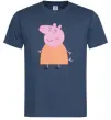 Мужская футболка Мама Свинка Темно-синий Мужская футболка Мама Свинка Темно-синий фото