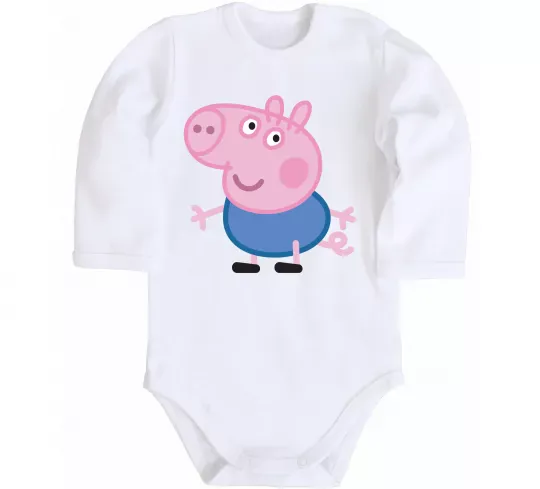 Детский боди Джордж Белый фото