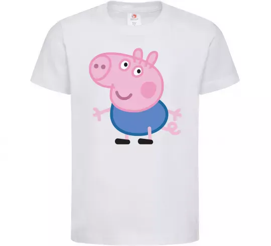 Детская футболка Джордж Белый фото