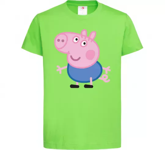 Детская футболка Джордж Лаймовый фото