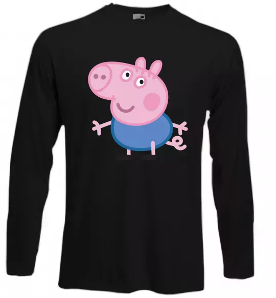 Лонгслив Джордж Черный фото