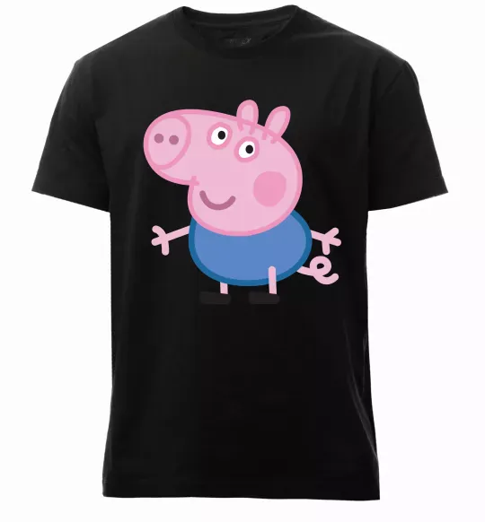 Чоловіча преміум футболка Джордж Чорний фото