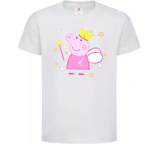 Детская футболка Пепа фея Белый фото