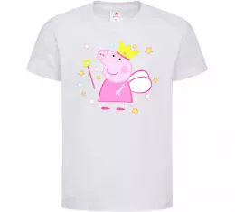 Детская футболка Пепа фея Белый фото