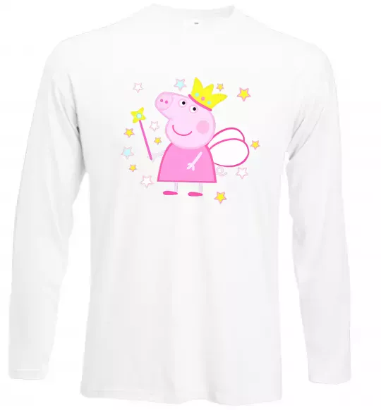 Лонгслив Пепа фея Белый фото