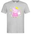 Мужская футболка Пепа фея Серый фото