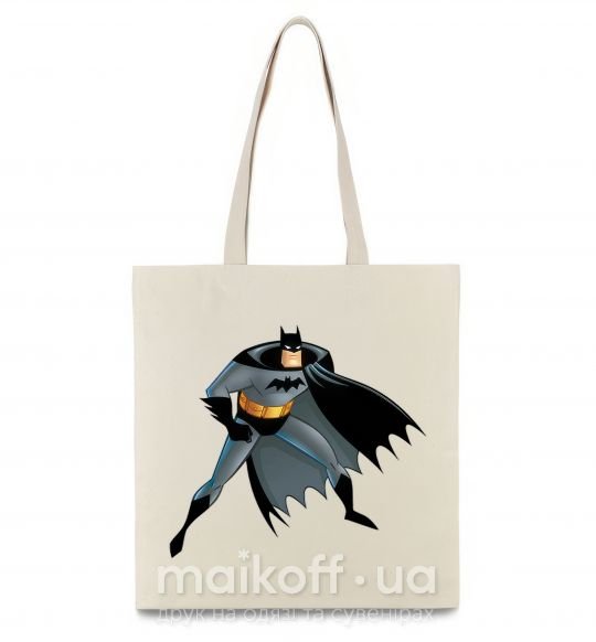 Еко-сумка Batman cartoon Бежевий фото