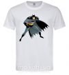 Мужская футболка Batman cartoon Белый фото