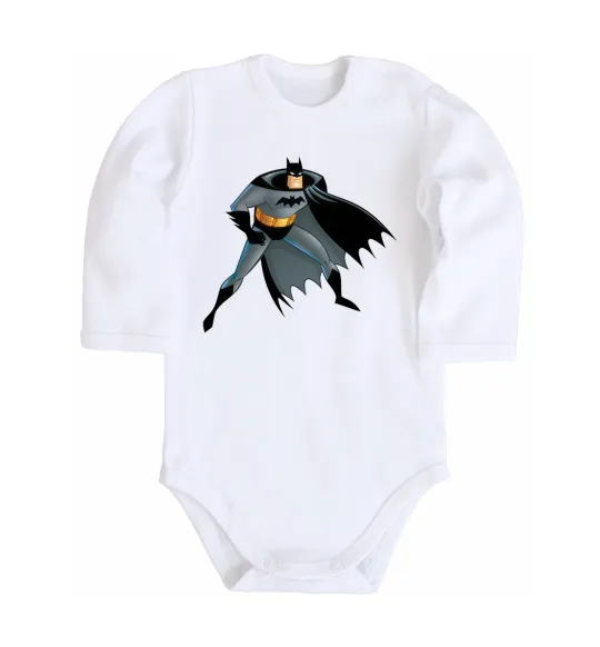 Детский боди Batman cartoon Белый фото