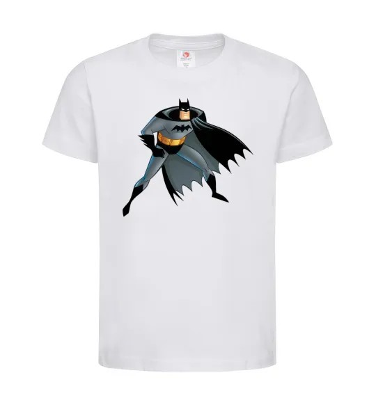 Дитяча футболка Batman cartoon Білий фото