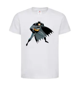 Дитяча футболка Batman cartoon Білий фото