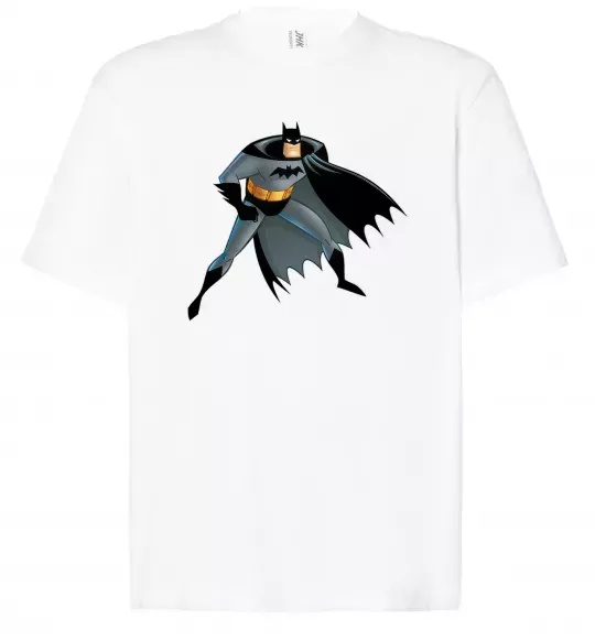 Футболка Оверсайз Batman cartoon Белый фото