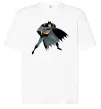 Футболка Оверсайз Batman cartoon Белый фото