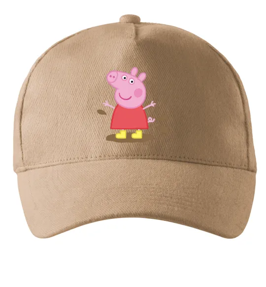 Кепка Пепа калюжа Пісочний фото