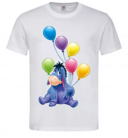 Чоловіча футболка Віслючок Білий фото