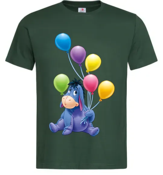 Чоловіча футболка Віслючок Темно-зелений фото