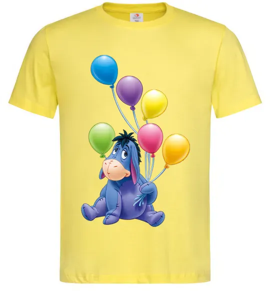 Чоловіча футболка Віслючок Лимонний фото