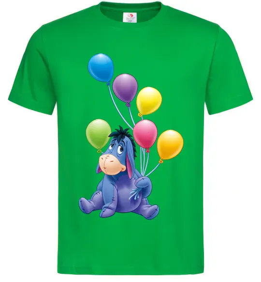 Чоловіча футболка Віслючок Зелений фото