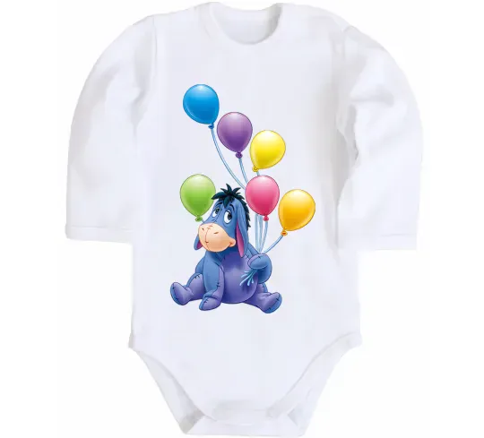 Детский боди Віслючок Белый фото