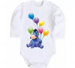 Детский боди Віслючок Белый фото